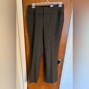 NWT Apt 9 dark heathered gray Magic Waist Tummy Control Dress Pants size 12 long